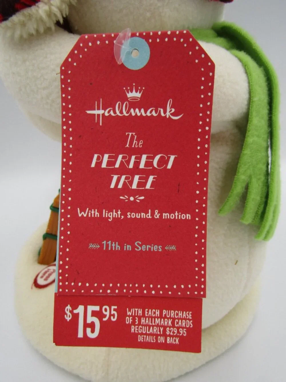 NWT Hallmark Jingle Pals 2014 The Perfect Pine Tree Farm Plush Singing Snowmen